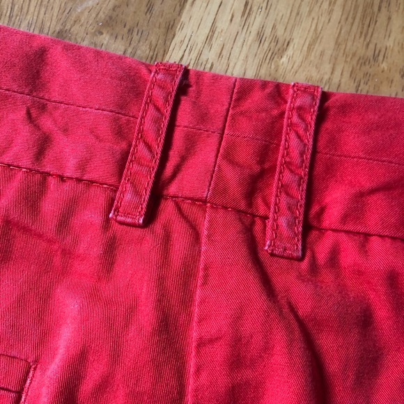 J. Crew women’s 3” Chino Shorts Red Size 4 - Picture 5 of 5